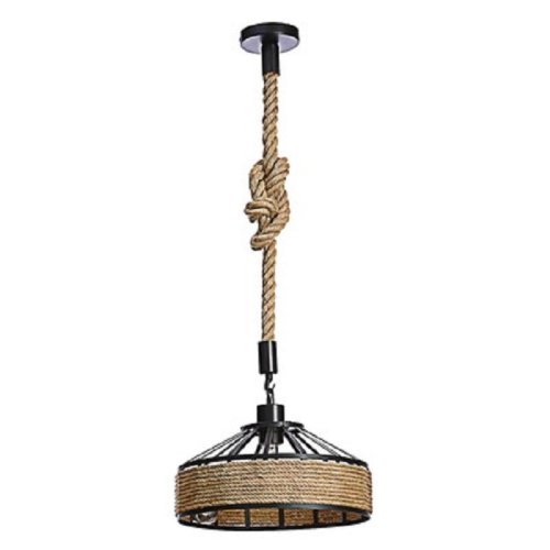 Светильник подвесной (Люстра) "Дюссель" 220В E27 Черный картинка 